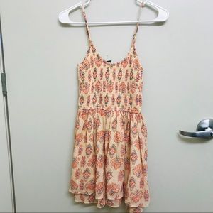 Printed Smacked Skater Dress